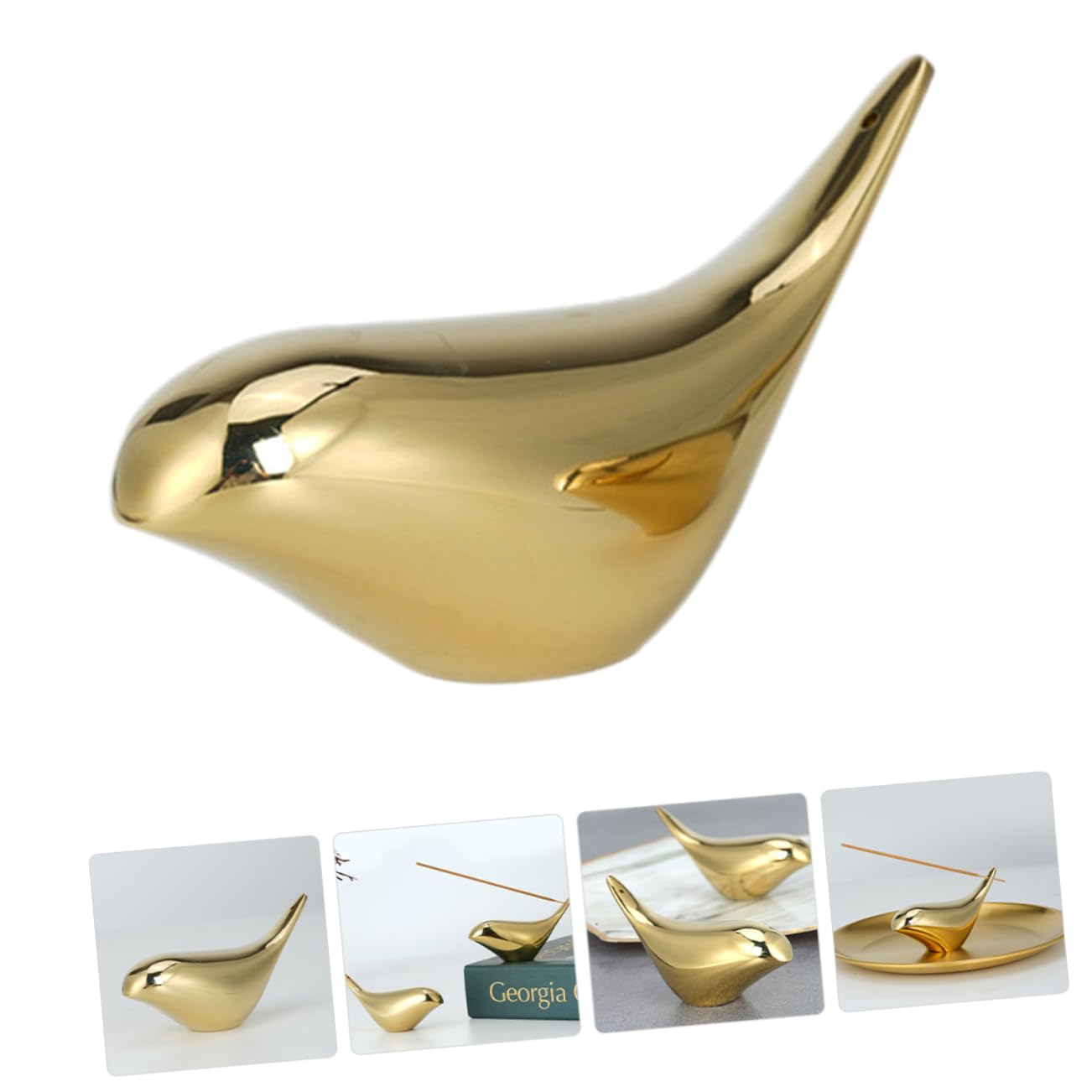 Amazon.co.jp: ORFOFE 真鍮製のチュア鳥像 滑らかな仕上げ 耐久性の